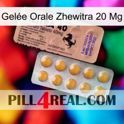 Gelée Orale Zhewitra 20 Mg 41